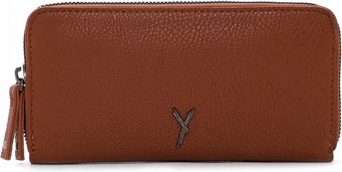 SURI FREY Portemonnee Gitty Zip Around Wallet Brown Bruine