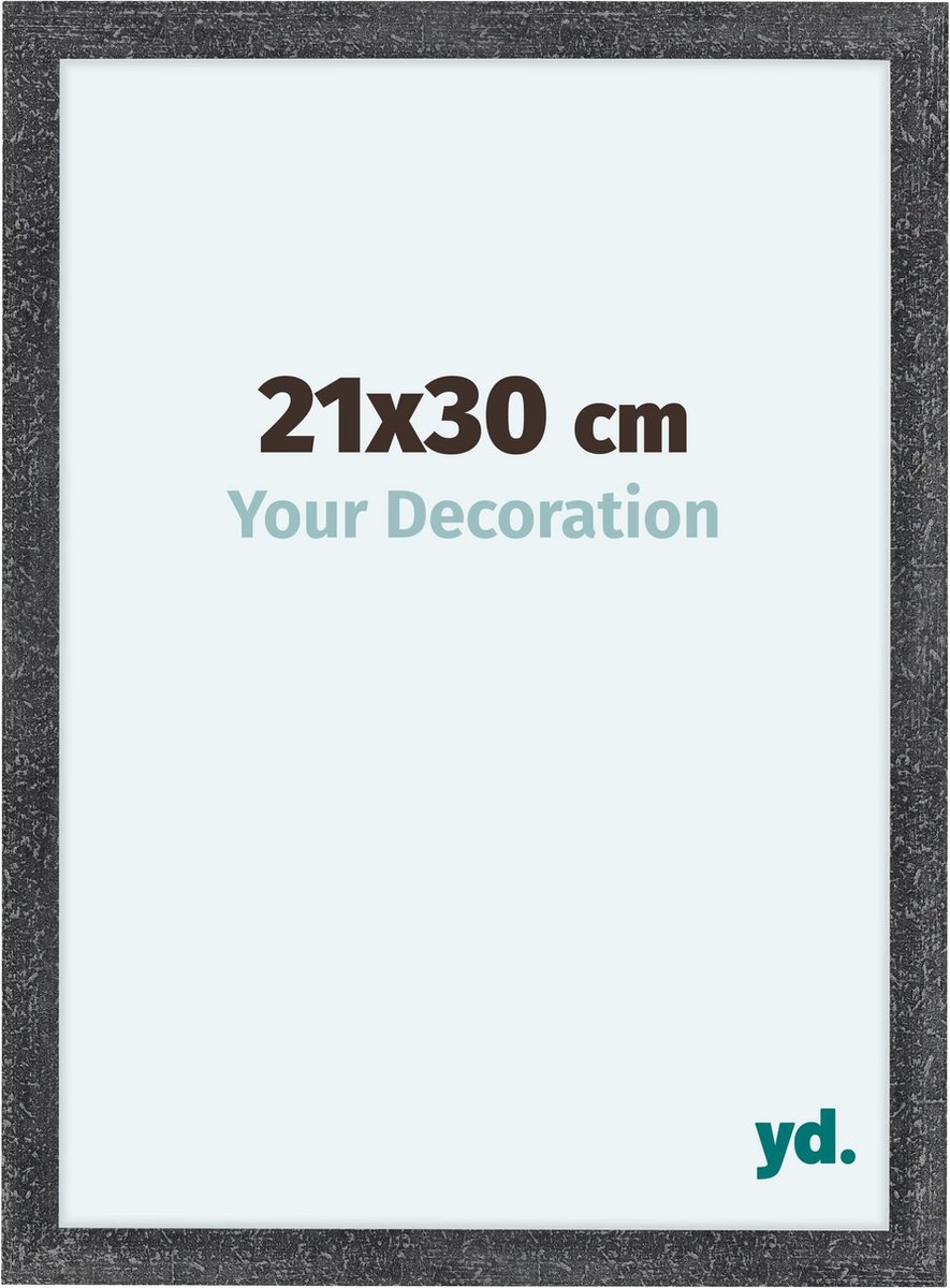 yd. Your Decoration - Fotolijst 21x30 cm - MDF - Grijs Geveegd - Como