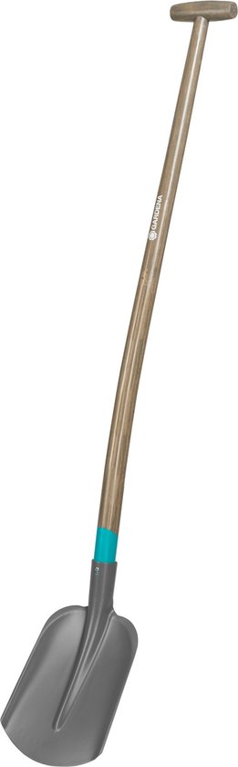 GARDENA NatureLine Schep T-handgreep FSC essenhout staal blad ergonomisch voor aarde zand mulch compost