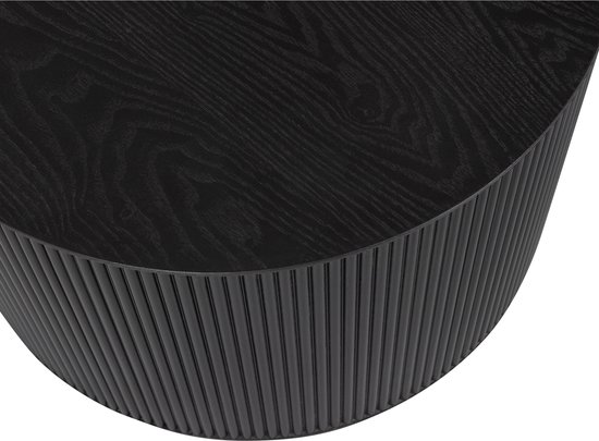 WOOOD Sanne Bijzettafel - Mdf - Zwart - 40x60x60