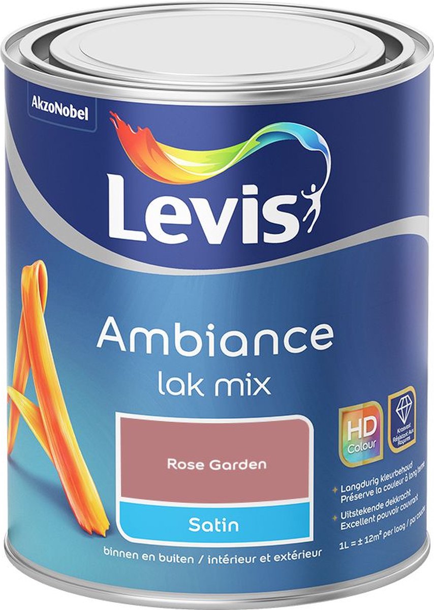 Levis - Ambiance Lak Satin Mix - Rose Garden - Mengverf - 1 L