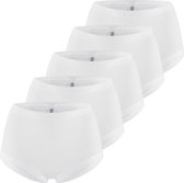 ESGE Lot de 5 slips femme taille haute Basic - à fines côtes
