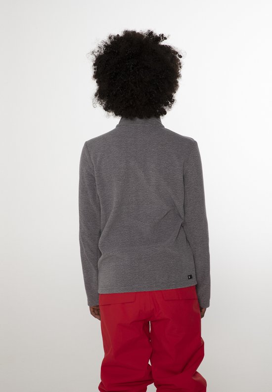 Protest Perfectym Jr – Skipully Jongens – Lange mouwen – 1/4 rits – Dark Grey Melee