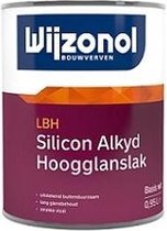 Wijzonol LBH Silicon Alkyd Hoogglanslak RAL 9010 Gebroken wit 1 Liter