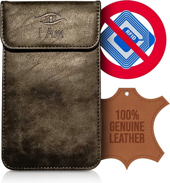 I AM Faraday Hoes - Faraday Bag - Signaal blokkerende Telefoon Hoes - RFID - Anti Straling