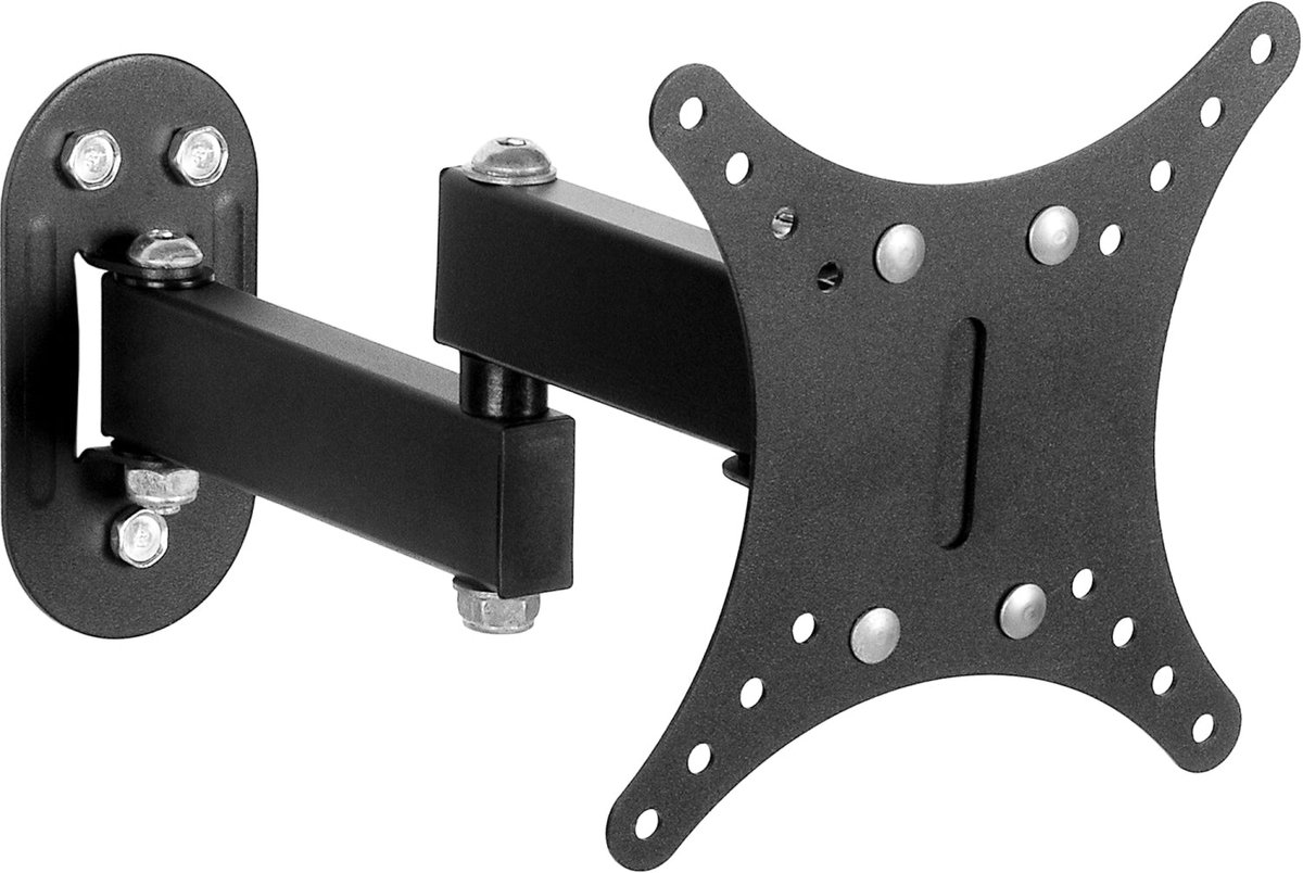 MOUNTY Tv Beugel - Muurbeugel - Draaibaar - Kantelbaar - Tot VESA 150 x 150
