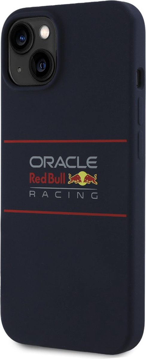 Red Bull Racing Silicone Oversize Horizontal Logo Back Cover hoesje met MagSafe voor Apple iPhone 14 - Donkerblauw van Red Bull Racing — afbeelding 5