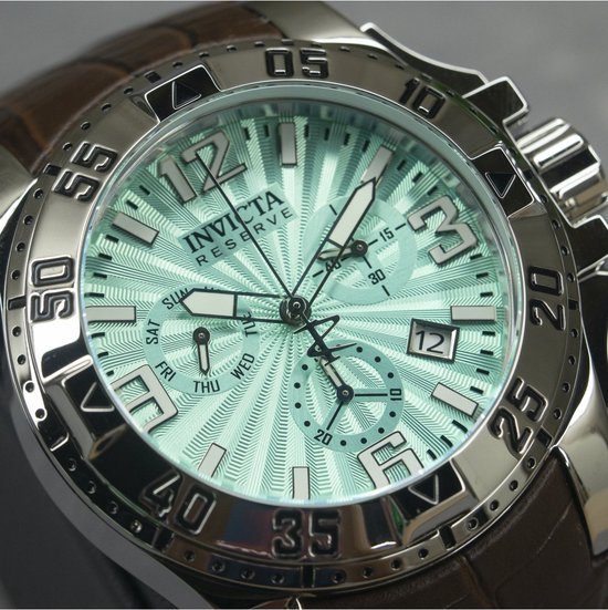 Diesel DZ1657 - Stoer Herenhorloge Met Uniek Gekleurd Glas En Leren Band 1