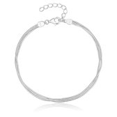 Bracelet intemporel Elenza en argent avec chaîne raffinée – Décoration de poignet élégante pour femme