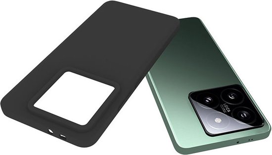 Coque Xiaomi 14T Pro - MobyDefend TPU Back Cover - Zwart Mat - Étui pour Téléphone Portable - Étui de Téléphone Adapté pour : Xiaomi 14T Pro