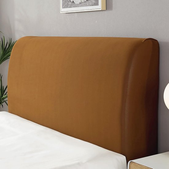 Hoofdbordhoes, beschermer, hoes voor bedhoofdeinde, elastische hoes voor houten lederen bedhoofd, stofdichte beschermer voor bed hoofdeinde