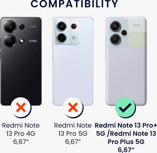 kwmobile coque de téléphone compatible avec Xiaomi Redmi Note 13 Pro+ 5G / Redmi Note 13 Pro Plus 5G - Coque avec cordon téléphonique - Coque arrière pour smartphone - Coque rose poudré / marron foncé / transparent