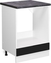 Meuble de conversion pour four de Cuisine Vicco R- Line – 60 cm, WB Anthracite Zwart brillant, WB Anthracite