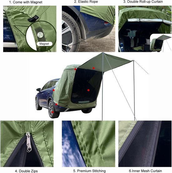 VEVOR Tienda de Camiones Impermeable con Capa de Chile