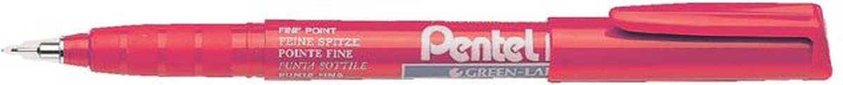 Fineliner pentel nmf50 f rood | 12 stuks