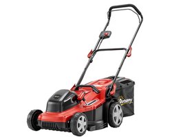 Elektrische Grasmaaier - 800 W - 40 cm maaibreedte - 45 liter Opvangbak - 7 Instelbare Maaihoogtes (25–75 mm) – Accu-indicator - Overbelastingsbeveiliging - Tuingereedschap voor Gazon - Rood + Zwart