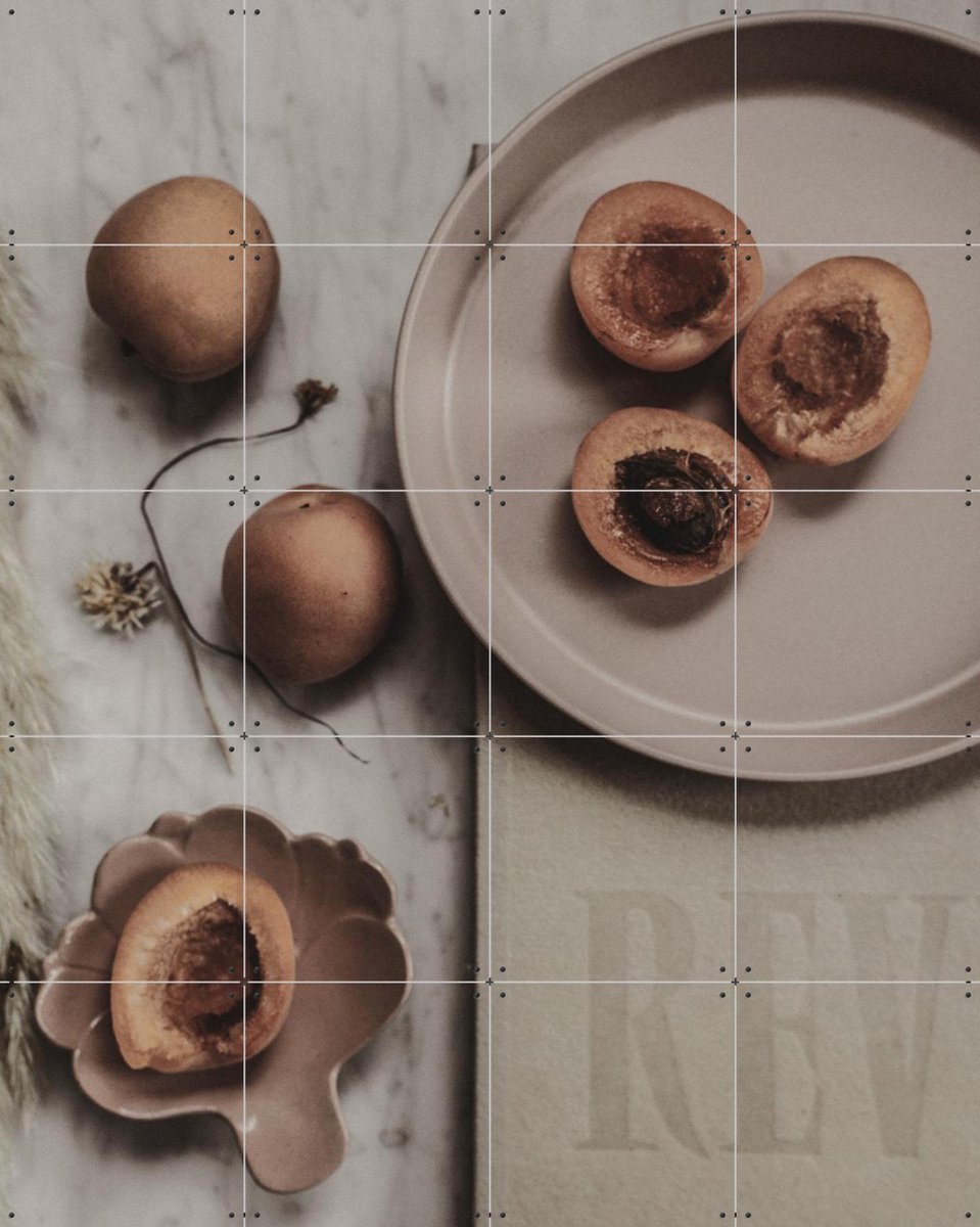 IXXI Nordic Orchard, STUDIO HANNAH LEMHOLT - 80 x 100 cm - Gratis ophangtool - Grote wanddecoratie en posters - Fotografie, Keuken, Eetkamer