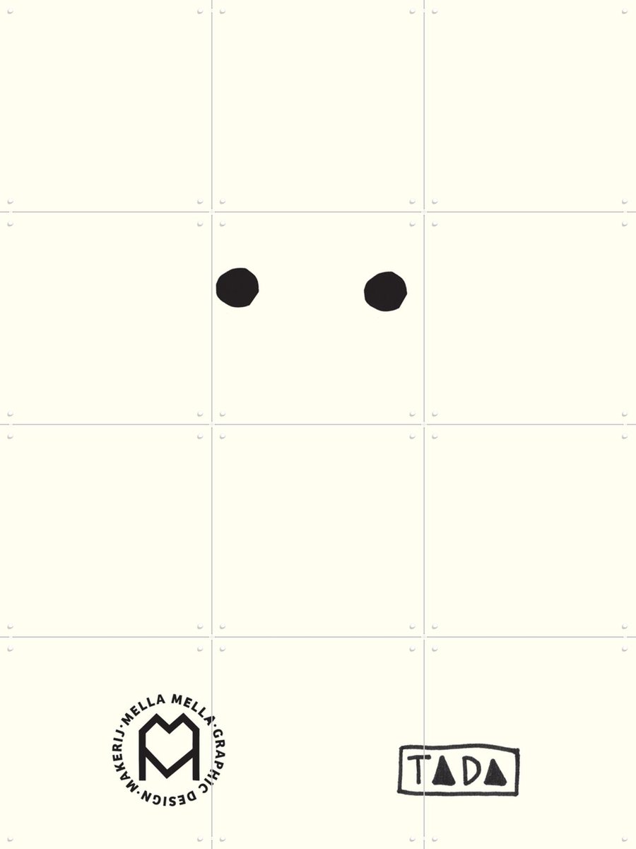 IXXI Spookje I, Mella Mella - 60 x 80 cm - Gratis ophangtool - Grote wanddecoratie en posters - Minimalisme, Line art, Speels, Abstract, Illustraties