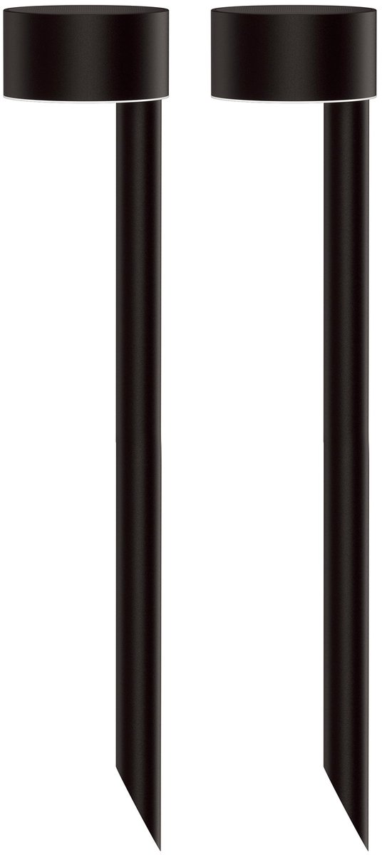 Set van 2 solar grondlampen H30CM FORTY