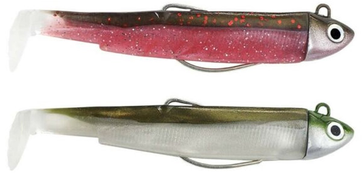 Fiiish Black Minnow Double Combo Search Pink - Khaki No. 1 (70) - 4.5g Pink - Khaki