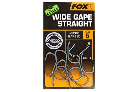 Fox Carp Edges Wide Gape Straight Haken #5 van Fox — afbeelding 5