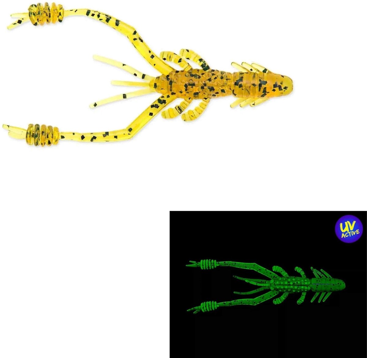 Reins Ring Shrimp 3 Motoroil Pepper 7cm Motoroil Pepper