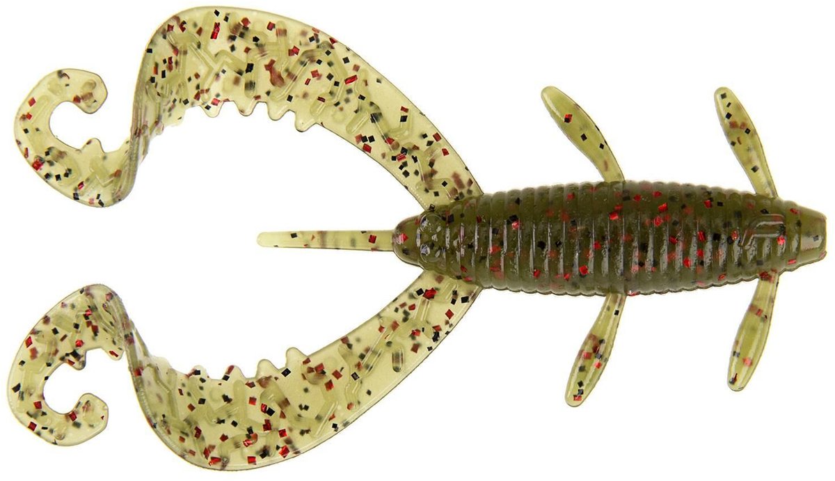 Reins G-Tail Twin Grub 2 Watermelon Red 5cm Watermelon Red