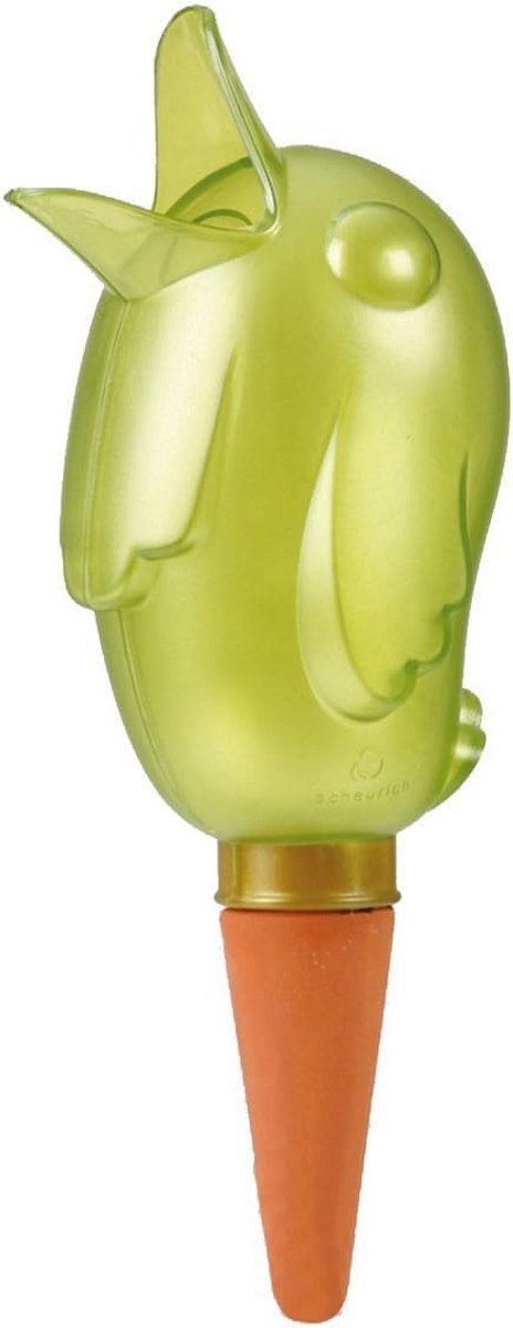 XL Waterdispenser Vogel - Groen - Zelfbewatering Planten voor Lange Vakanties (2 Stuks)
