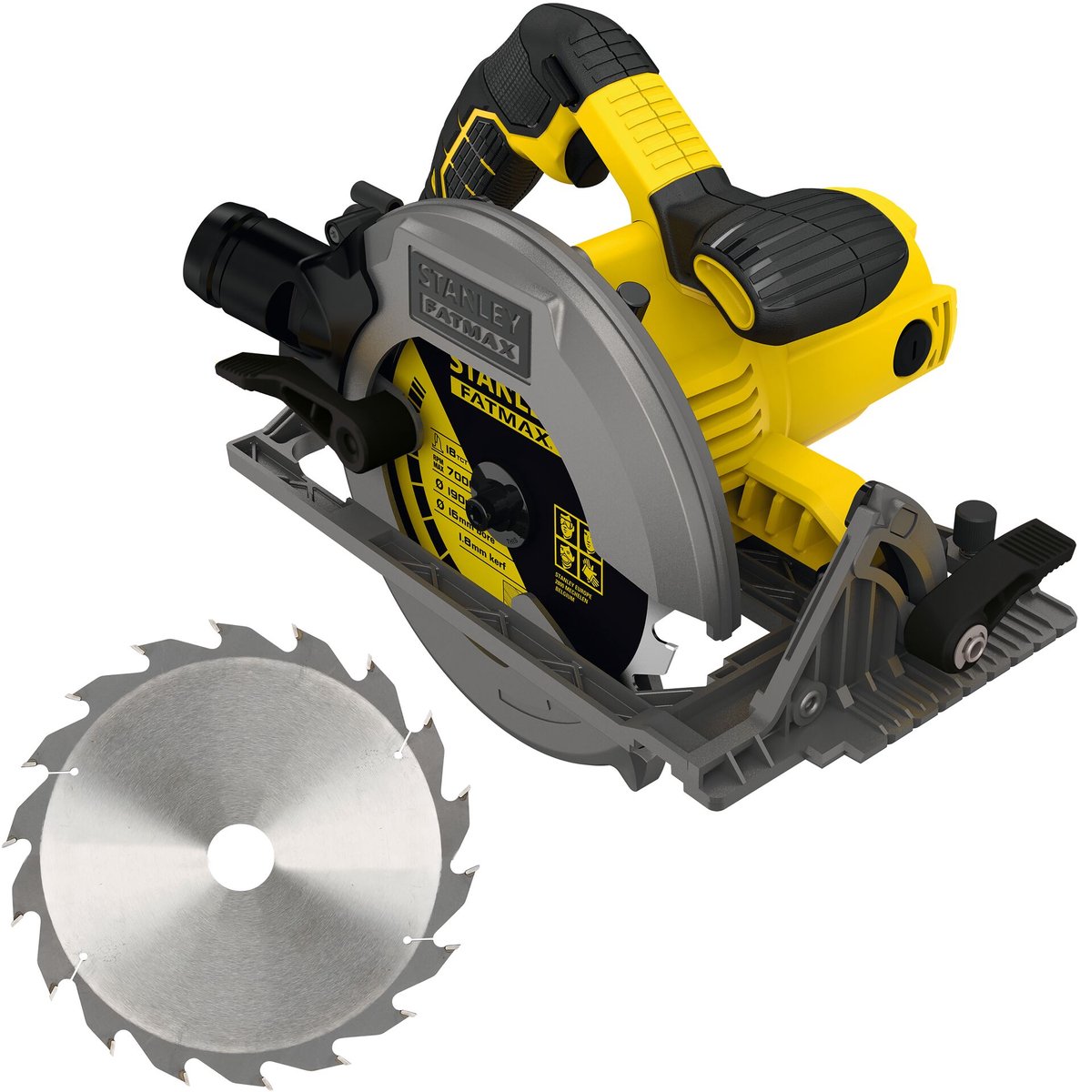 Stanley Fatmax - Cirkelzaag - 1650W - 190mm - Ergonomische Handgreep