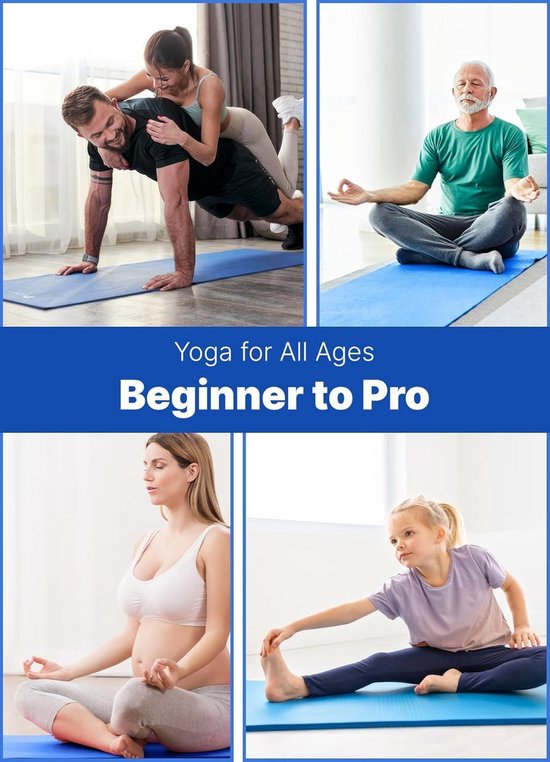 Extra Dikke Yogamat 15 mm – 183 cm – Antislip – Milieuvriendelijk – Latexvrij – PVC-vrij – Dubbelzijdig – Hoogwaardig Traagschuim — afbeelding 5