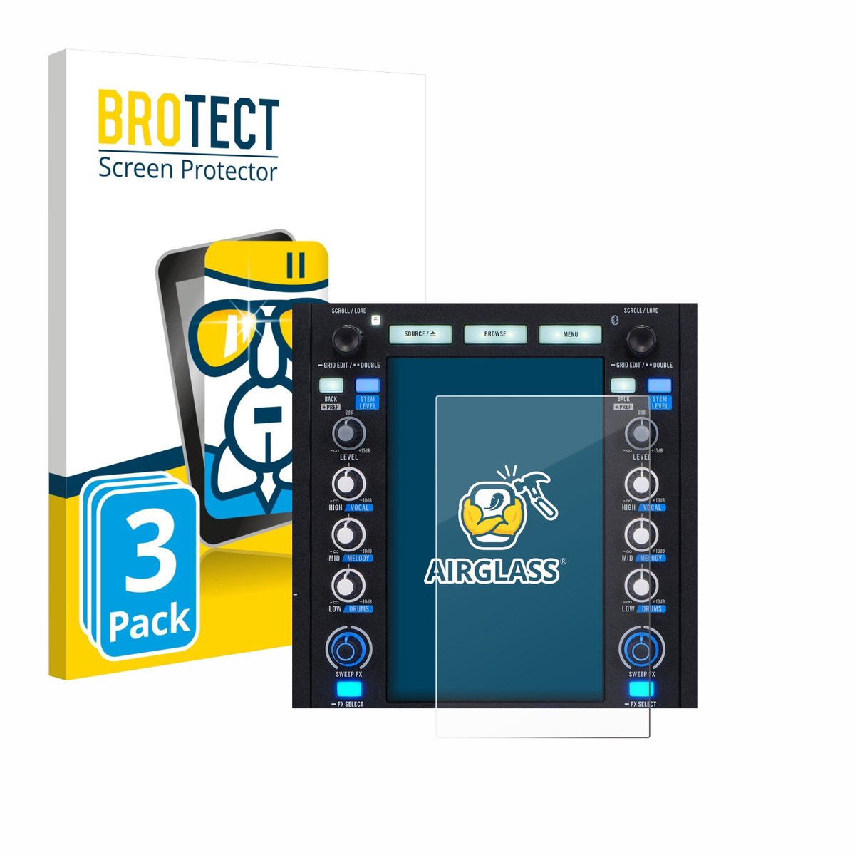 Screenprotector 3 Stuks voor Rane System One Beschermglas transparant