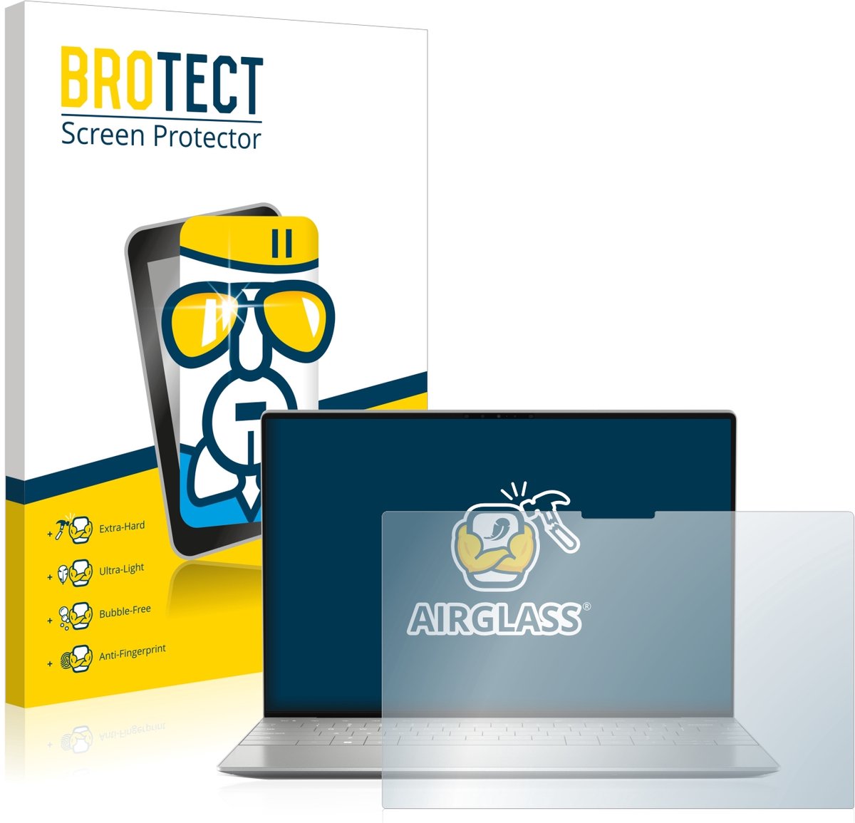 Screenprotector voor Dell XPS 13 Plus 9320 Touch Beschermglas transparant