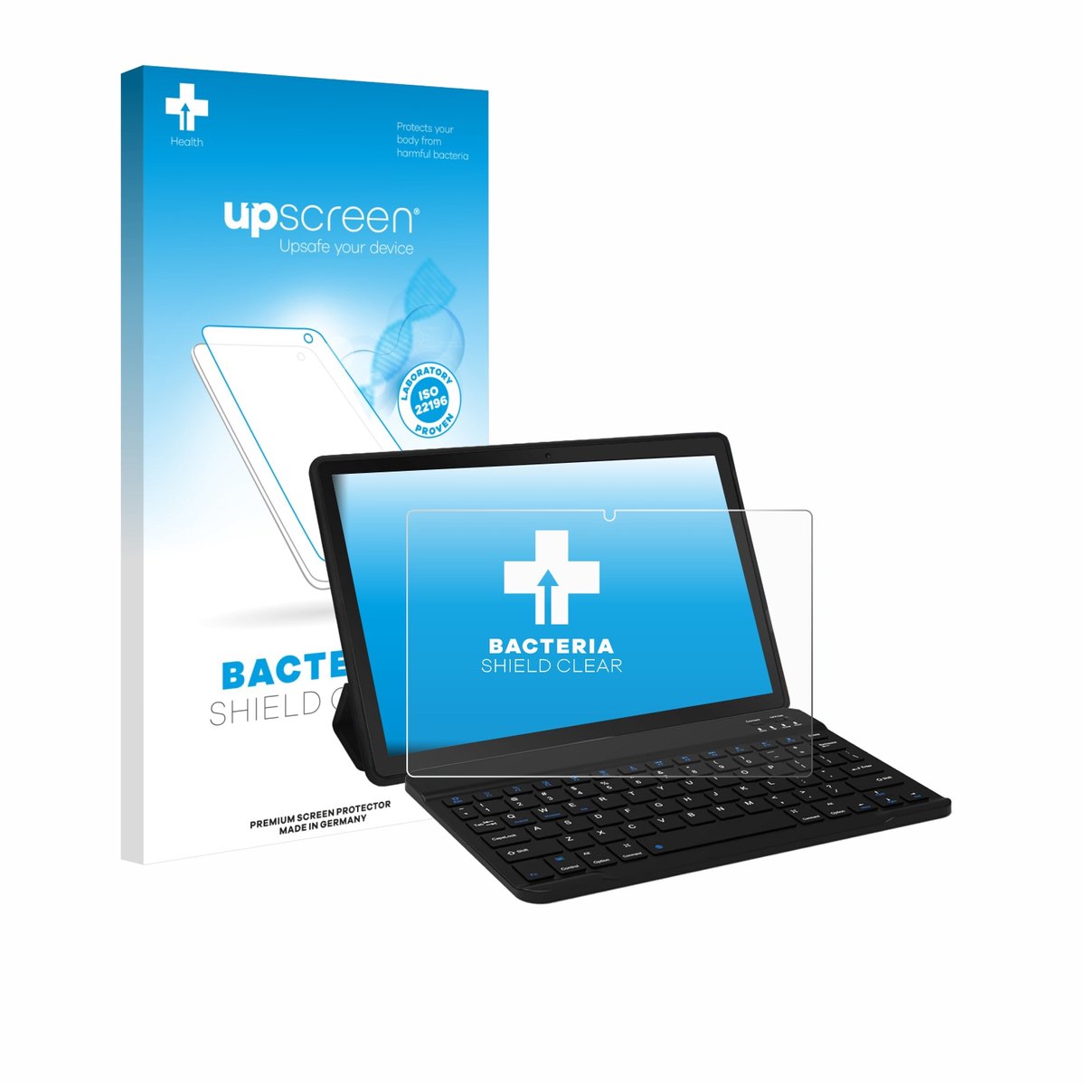 upscreen - Screenprotector voor Laptok YXPA7LBK 11" - Folie Beschermfolie transparant antibacterieel