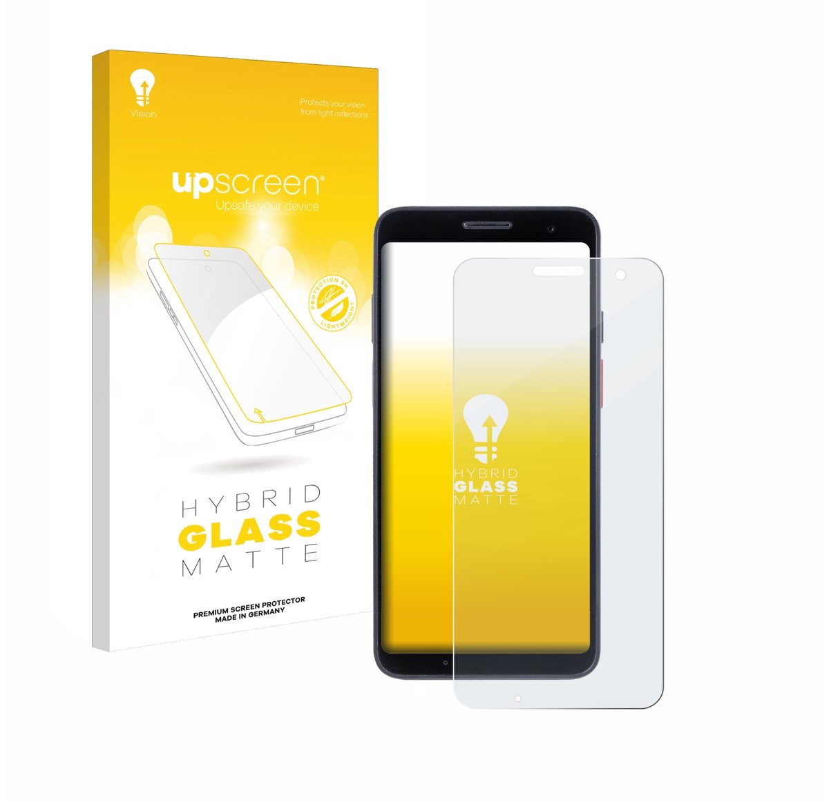 upscreen - Screenprotector voor Honeywell CT37 - Folie Beschermfolie Beschermglas matte