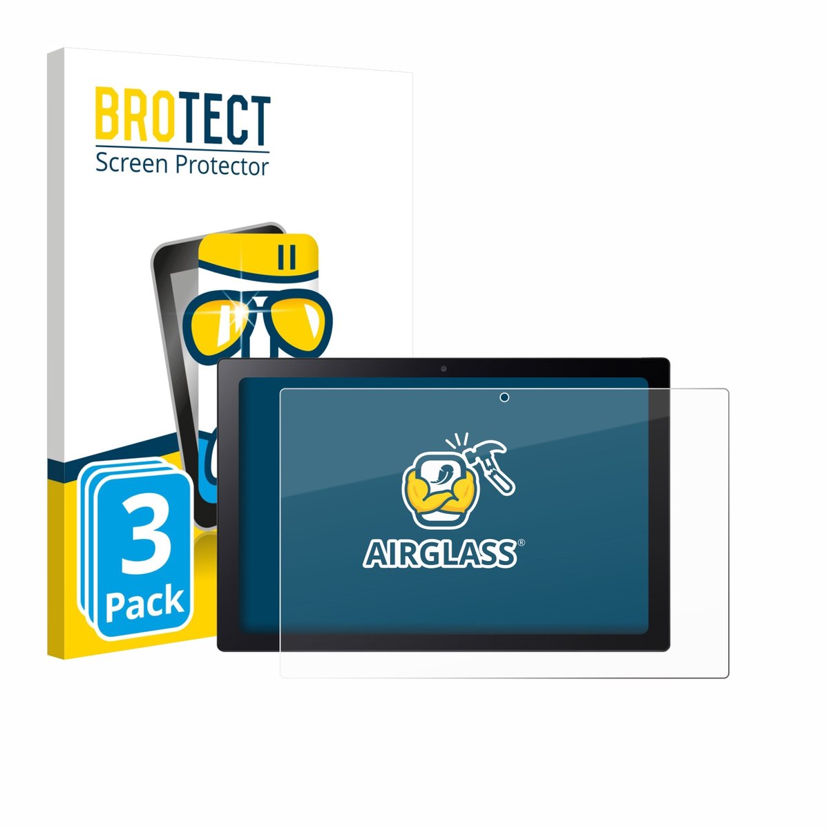Screenprotector 3 Stuks voor Acer Chromebook Tab 311 Beschermglas transparant