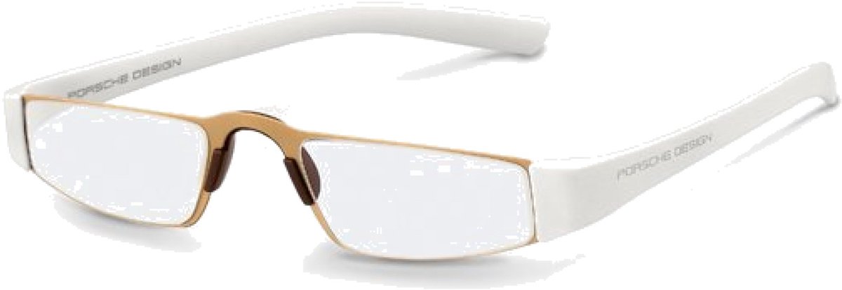 Leesbril Porsche Design P8801-Matgoud / Wit-+3.00