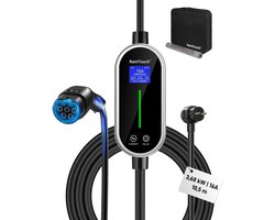 Laadkabel Elektrische Auto - Thuislader EV Lader - Snel Laden Thuis - IP65 Weerbestendig - 105 Meter