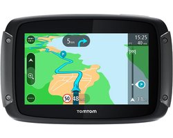 Motor Navigatie - GPS Motorfiets - Route Planning - Updates via Wi-Fi - 4.3 inch scherm - Zwart