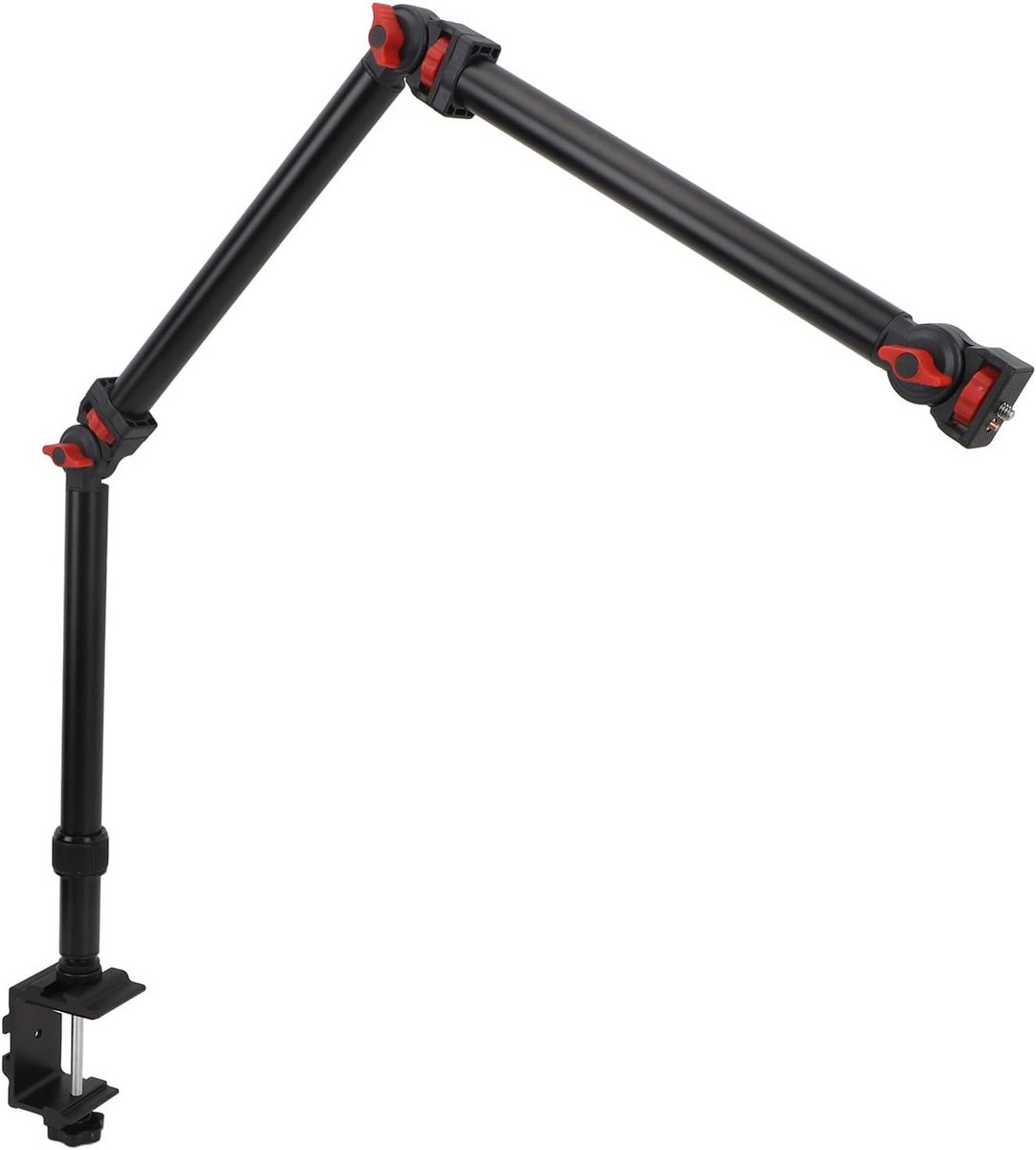 Verstelbare cameraarm - Gelede montage - Tafelopname - Robuuste klem - 44 cm lengte