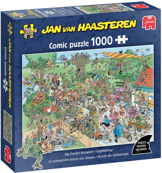 Jan van Haasteren - Vogelkijkdag - 1000 stukjes puzzel - Legpuzzel - JVH