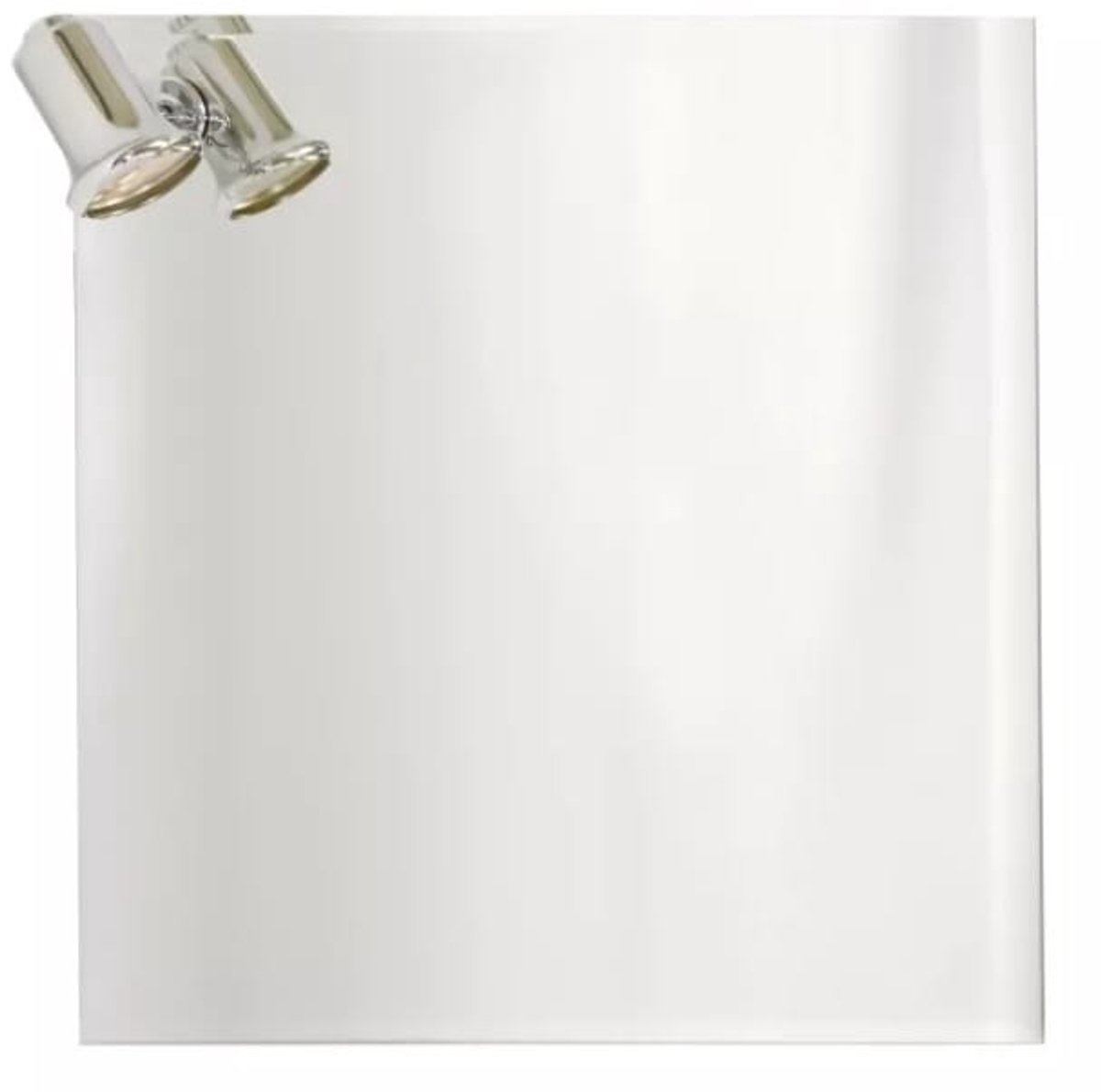 BD Art Classico Serie - Vierkant Badkamerspiegel - 50x50 cm - Met Verlichting - Veiligheidsfolie
