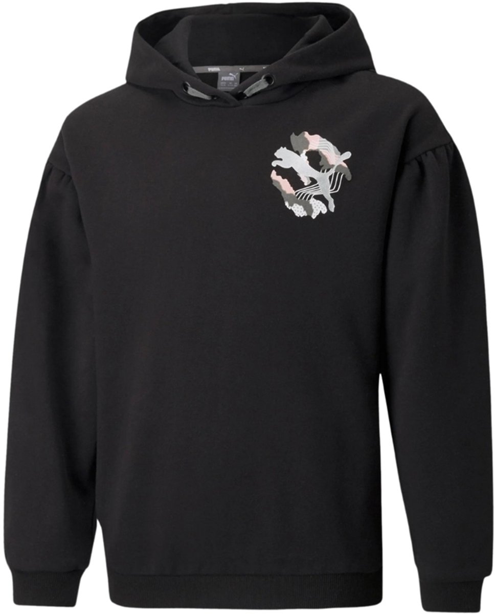 Puma Alpha Hoodie FL Meisjes Zwart