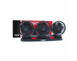 Einparts Drievoudige Ventilator Voor 12V Auto's Met Instelbare Bedrijfsmodi