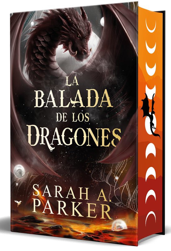 La Caída Lunar- La balada de los dragones (cantos pintados) / The Ballad of Falling Dragons (Sprayed Edges)