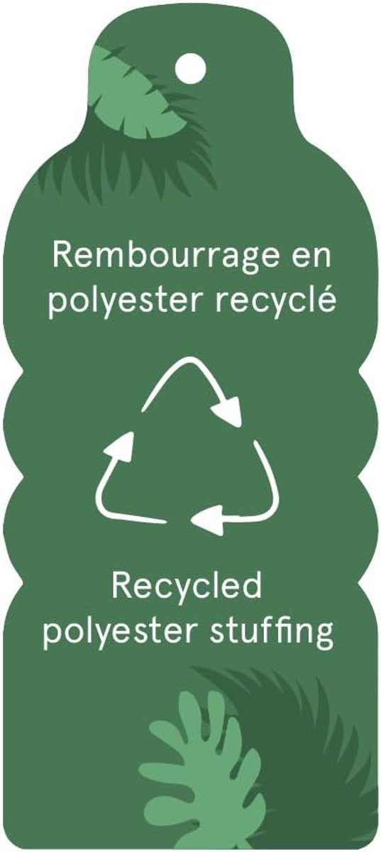 Omkeerbare Knuffel - Pluche Muis Citroen - Baby Speelgoed - 2-in-1 Verstop Diertje - 22 x 15 x 13 cm — afbeelding 3