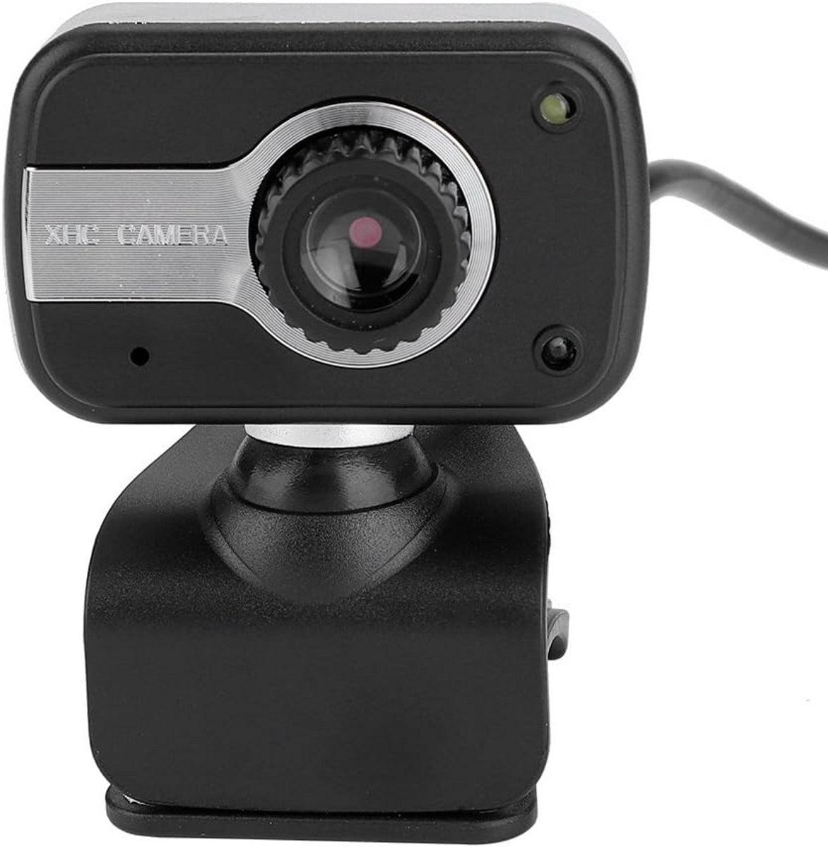 HD Webcam - PC Camera - Online vergaderen - Ingebouwde microfoon - 6.4 x 5 x 1.8 cm - Zwart