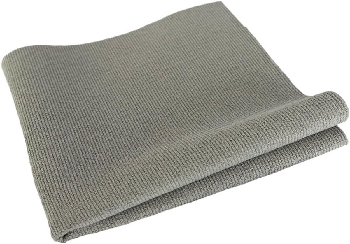 Microvezeldoek - Reinigingsdoek - Auto en Huis - Hoge Dichtheid - 40x50 cm - Grijs