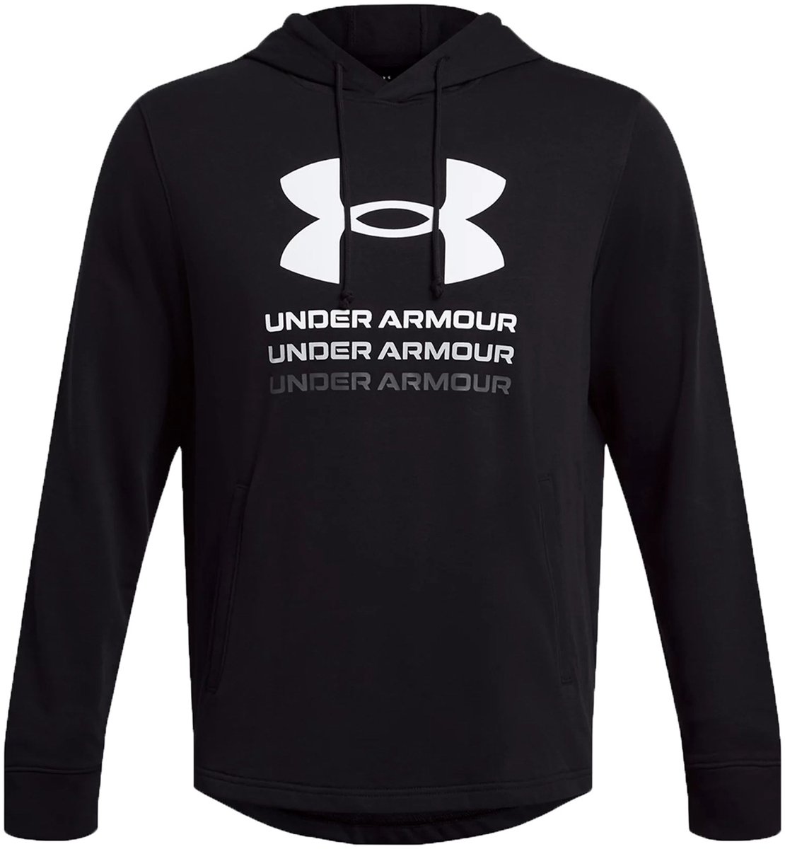 Under Armour UA Rival Terry Graphic Hoodie Heren 2XL Zwart