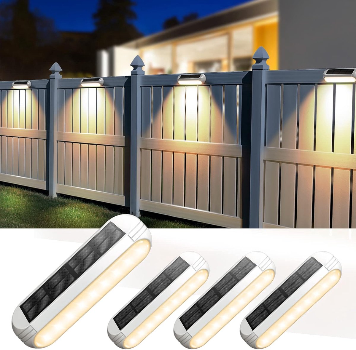 Zonneverlichting Set - Buitenlampen LED - Terras Verlichten - Kleur Veranderend - 4 Stuks 