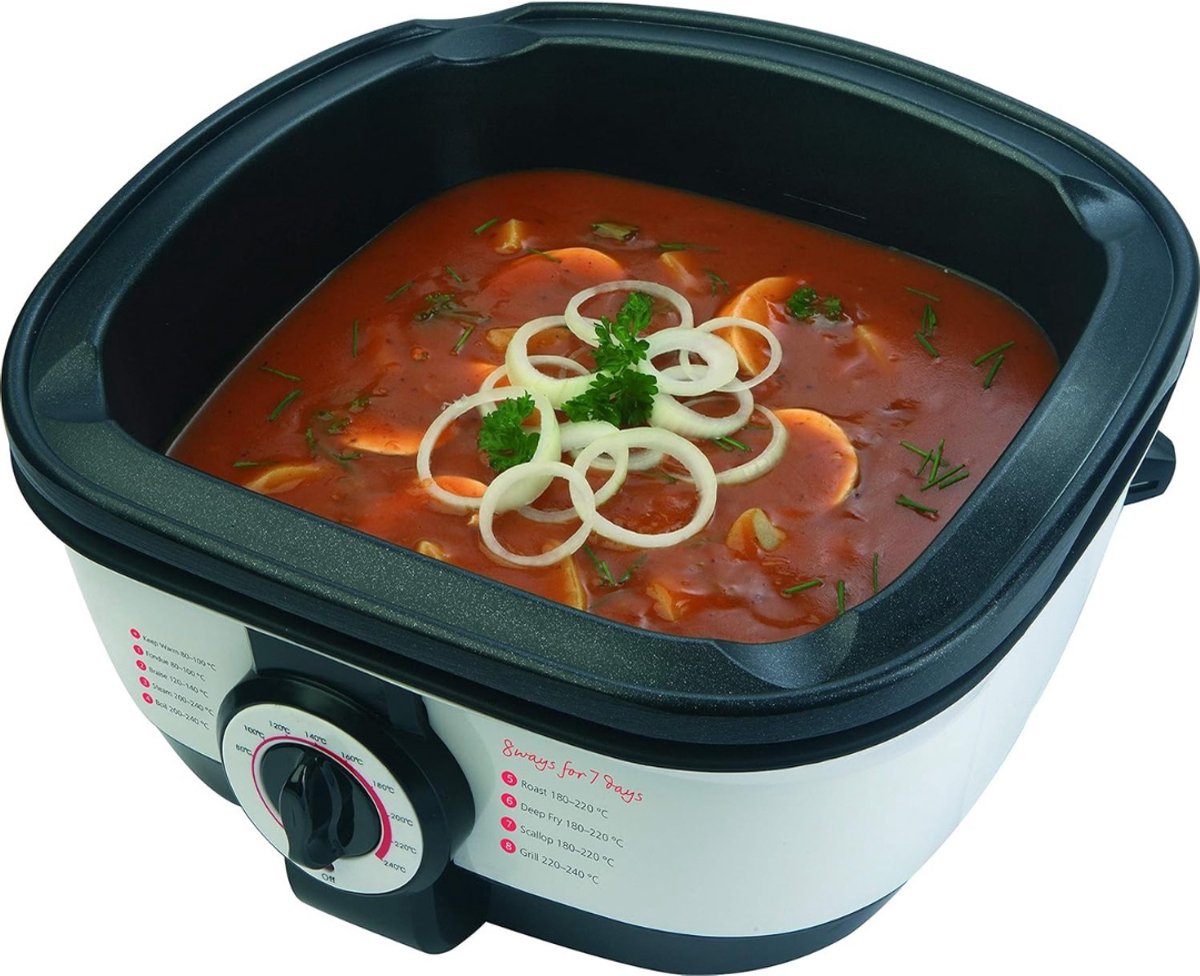 Groupe SEB DYNA Multicooker Wit met Slowcookfunctie - afbeelding 3